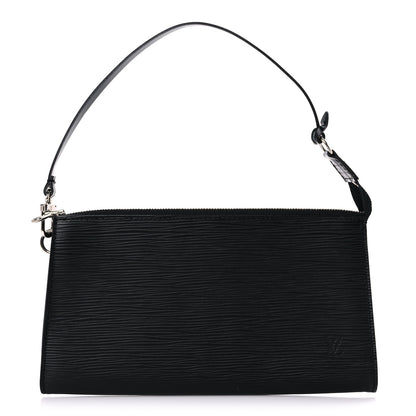 Louis Vuitton Epi Pochette Accessories 24 Black 1 of 10