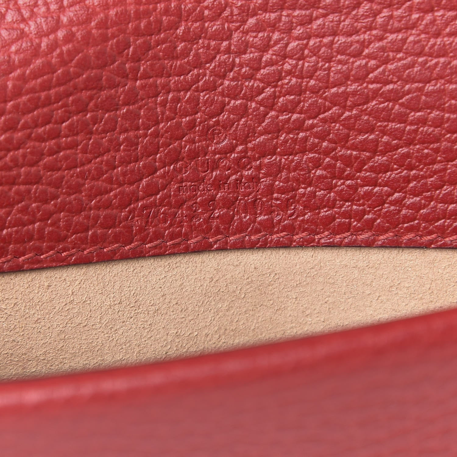 Gucci Calfskin Super Mini Dionysus Shoulder Bag Hibiscus Red 6 of 10