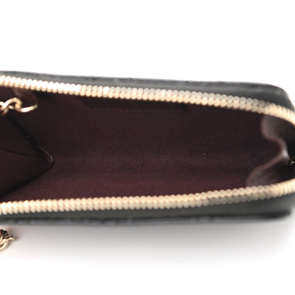 Chanel Caviar Quilted Zipped Key Holder Case Black 5 of 8