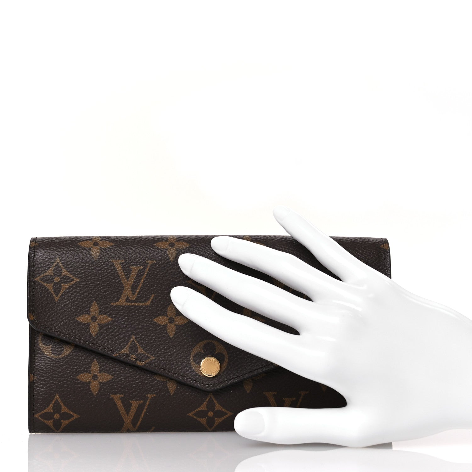 Louis Vuitton Monogram Sarah Wallet NM 2 of 12