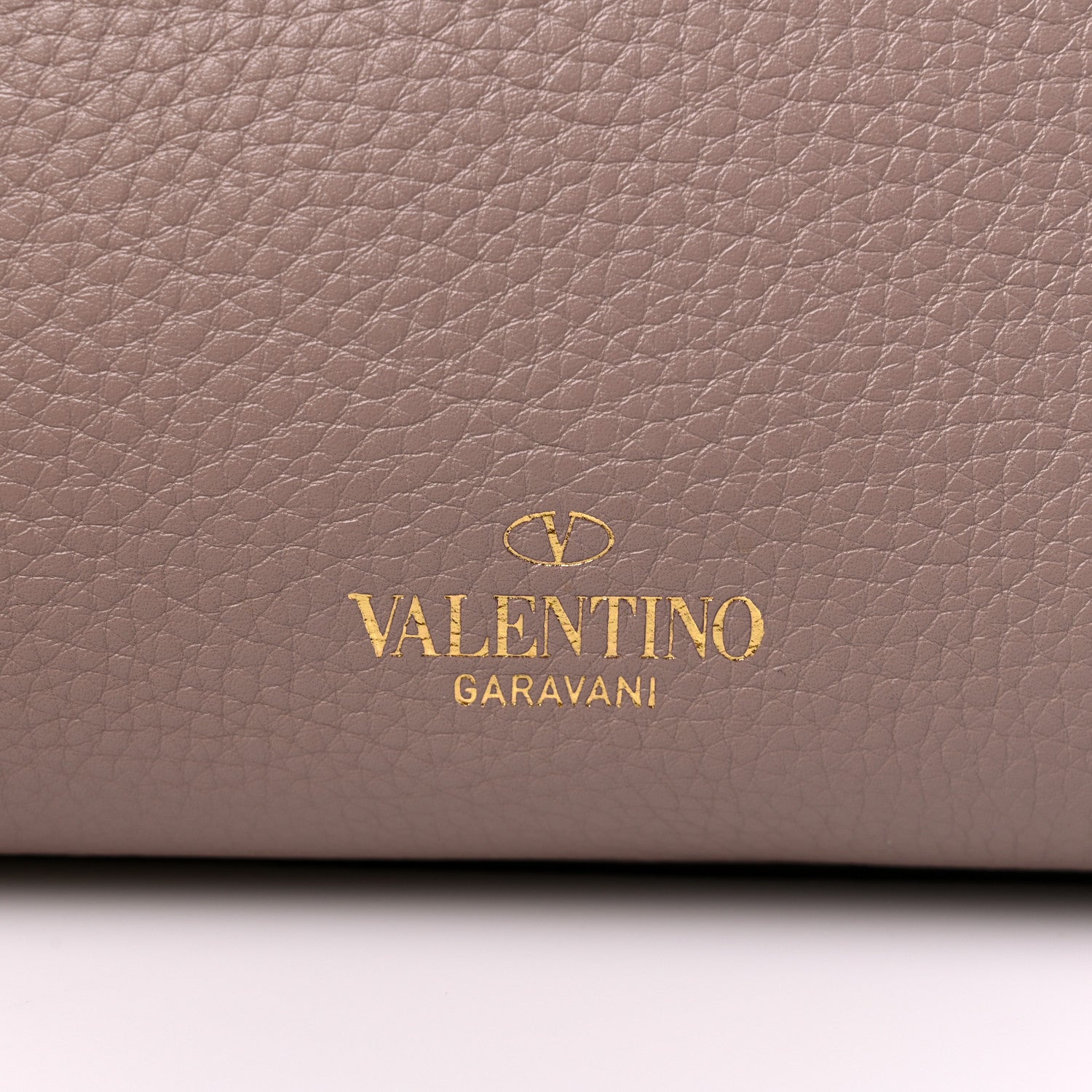 Valentino Garavani Grained Calfskin Rockstud Shoulder Tote Poudre 11 of 14