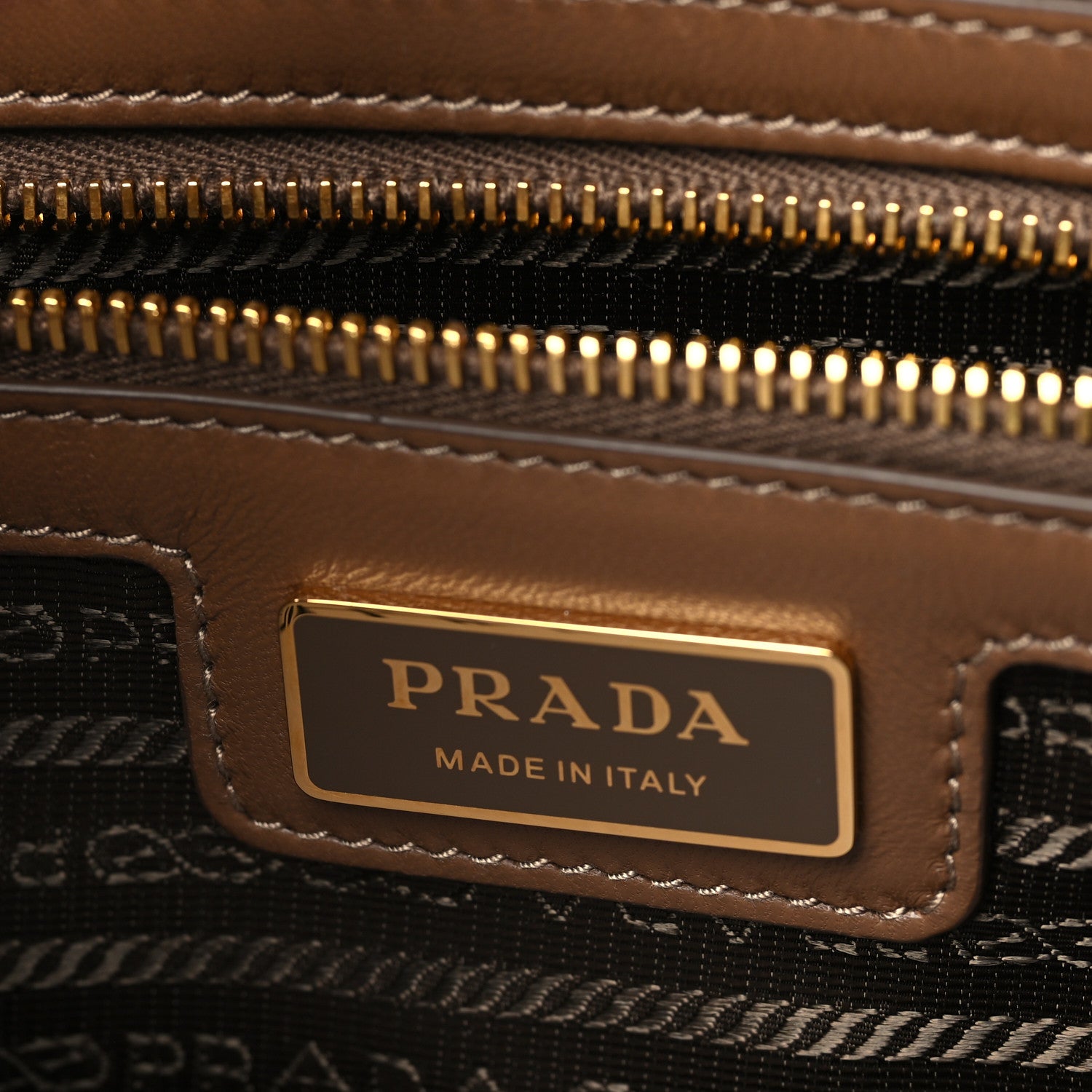 Prada Re-Nylon Saffiano Medium Re-Edition 1978 Two Handle Bag Sughero 6 of 8