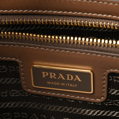 Prada Re-Nylon Saffiano Medium Re-Edition 1978 Two Handle Bag Sughero 6 of 8