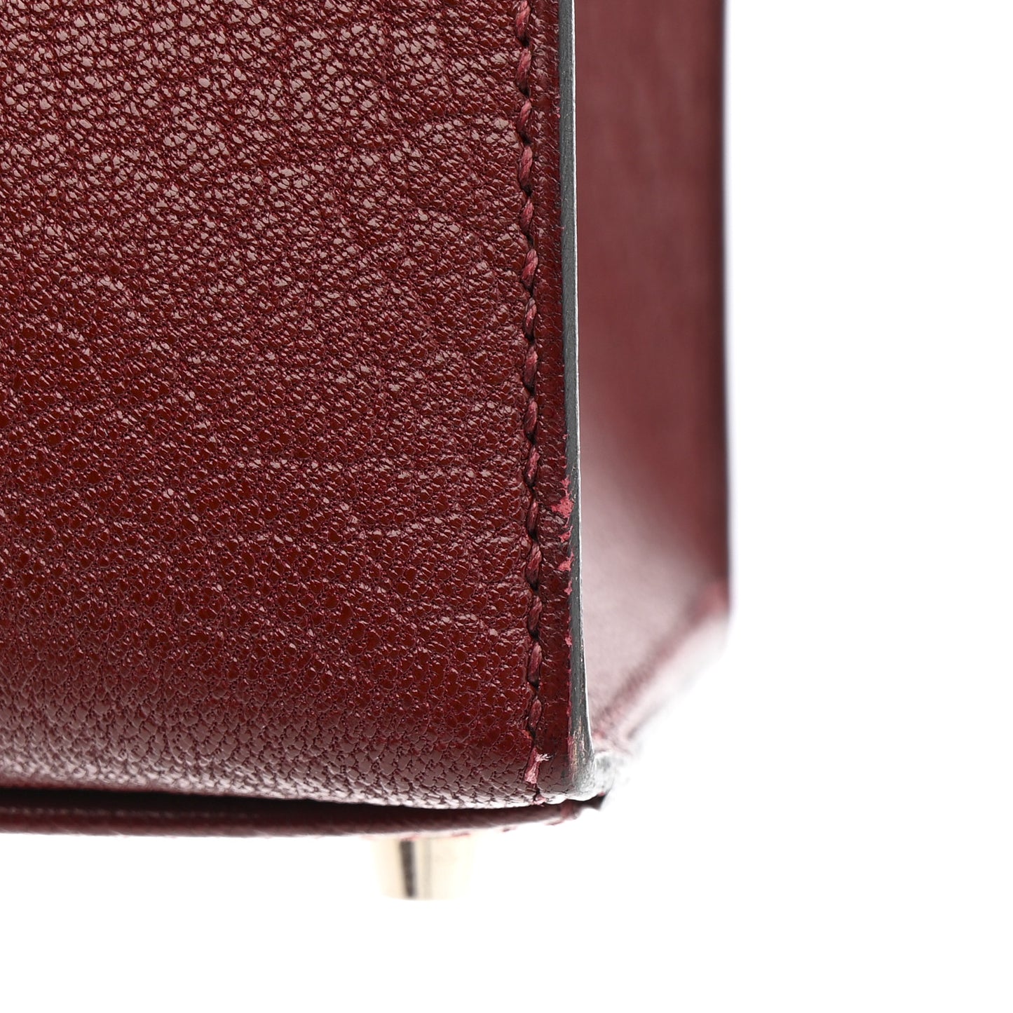 Chevre De Coromandel Kelly Sellier 32 Rouge H