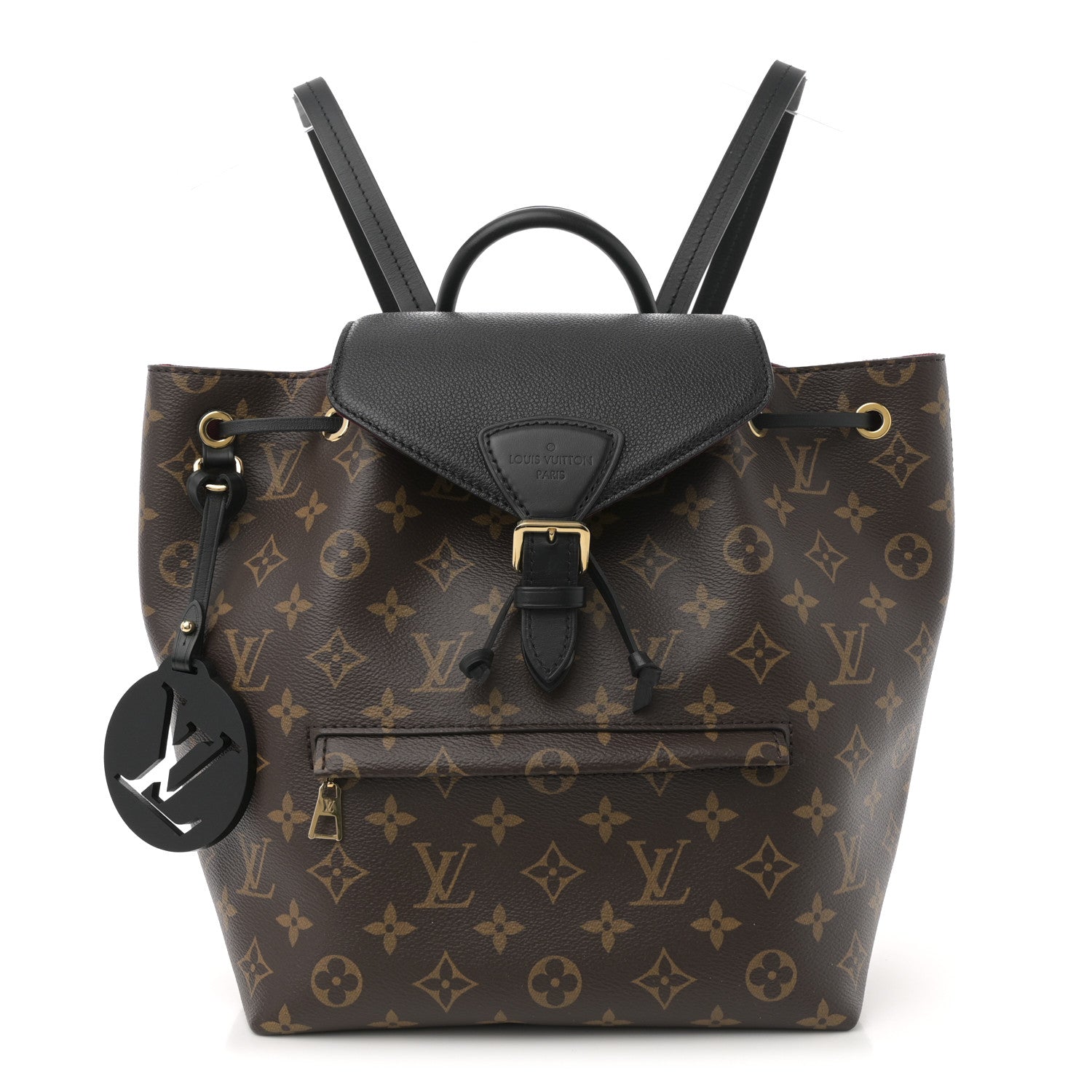 Louis Vuitton Monogram Montsouris PM Black 2 of 17
