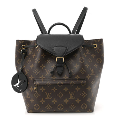 Louis Vuitton Monogram Montsouris PM Black 2 of 17