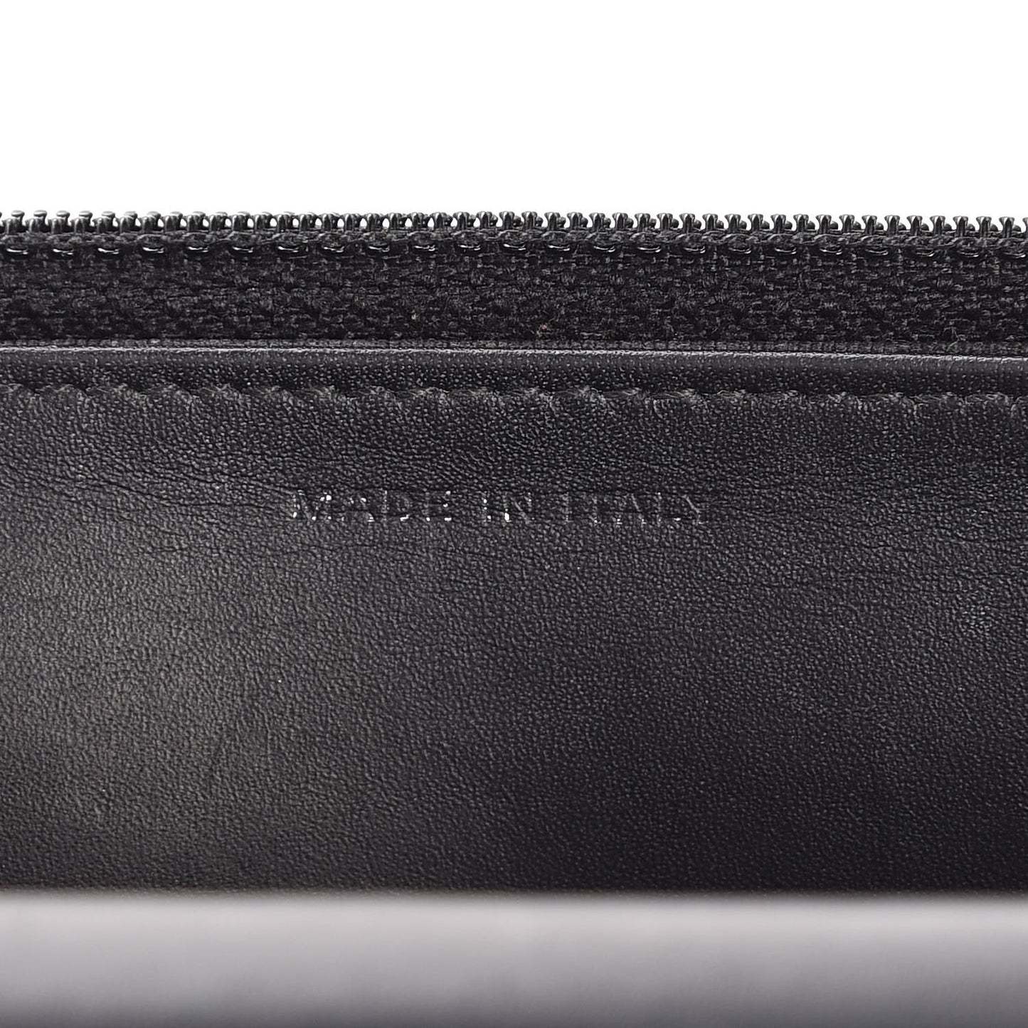 Patent Quilted Wallet On Chain WOC Black