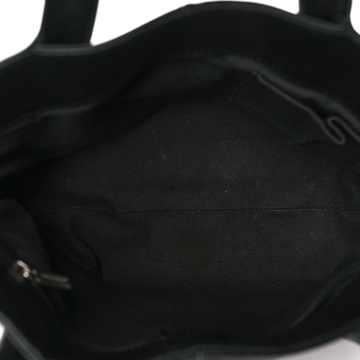Grainy Calfskin House Check Horn Toggle Tote Black