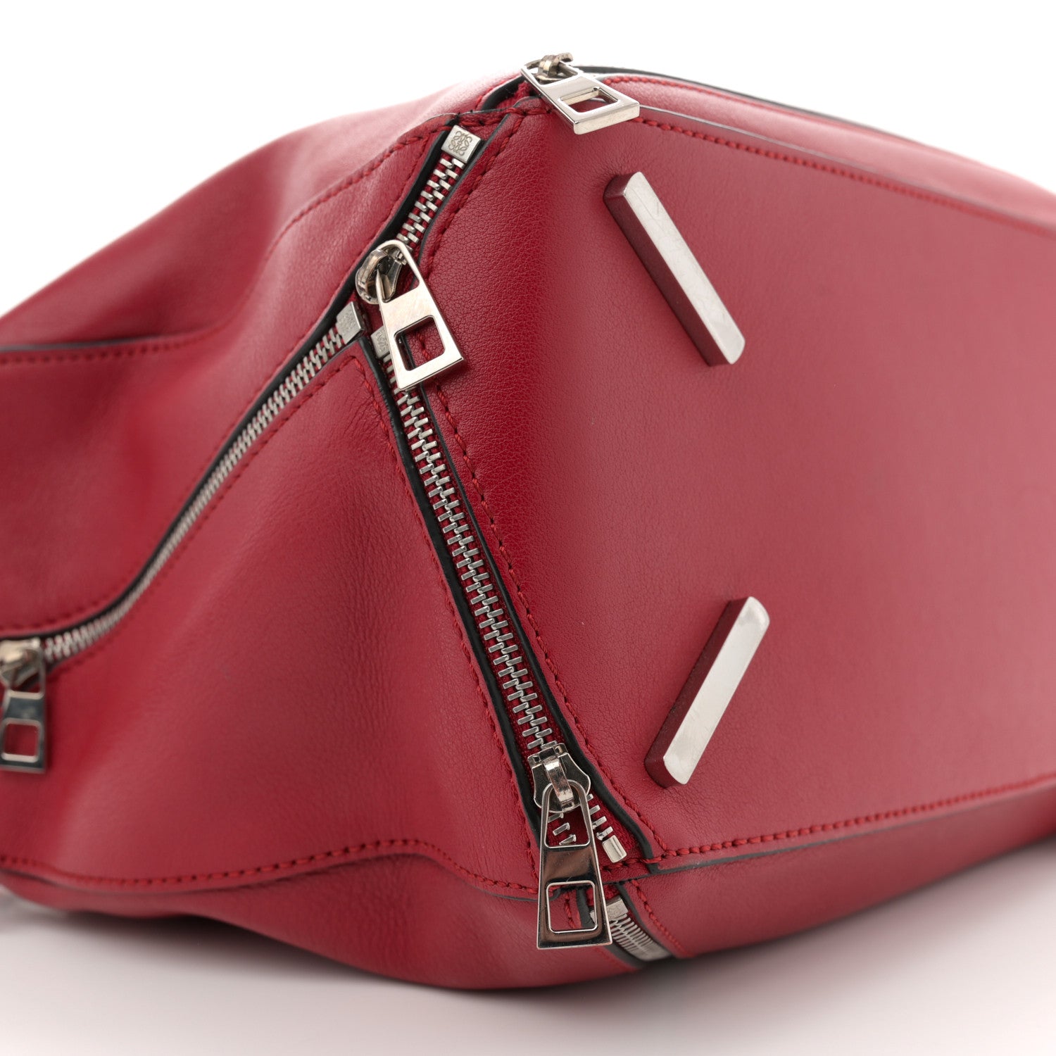 Loewe Calfskin Medium Puzzle Bag Rouge 9 of 13