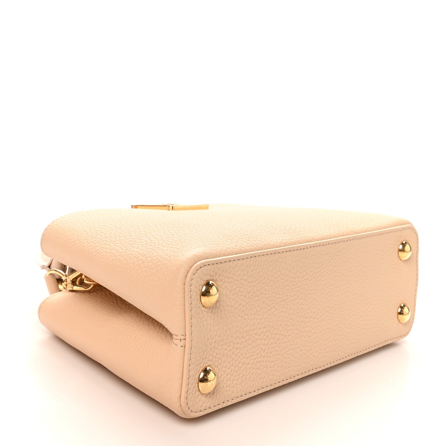 Louis Vuitton Taurillon Pearl Capucines BB Sable Quartz 4 of 10