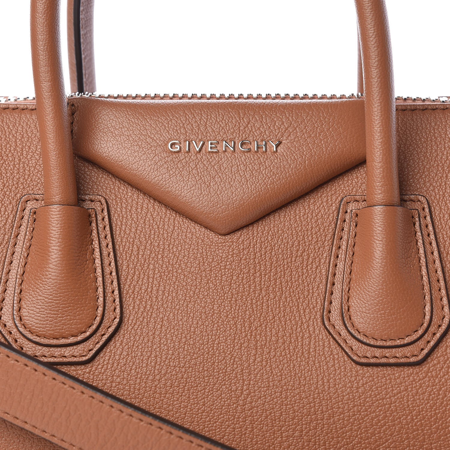 Givenchy Sugar Goatskin Small Antigona Pony Brown 10 of 10