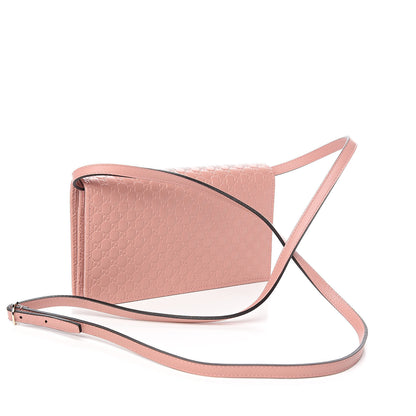 Gucci Microguccissima Crossbody Wallet Soft Pink 3 of 10