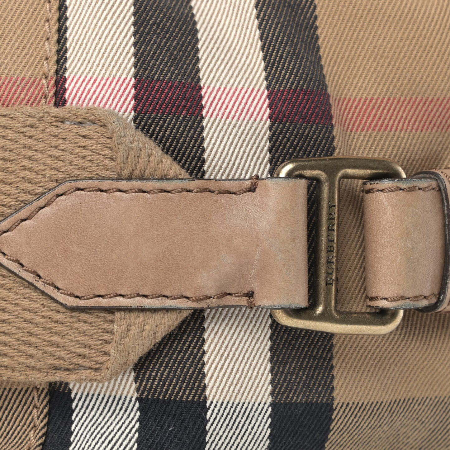 Calfskin House Check Medium Brecon Tote Dark Stone
