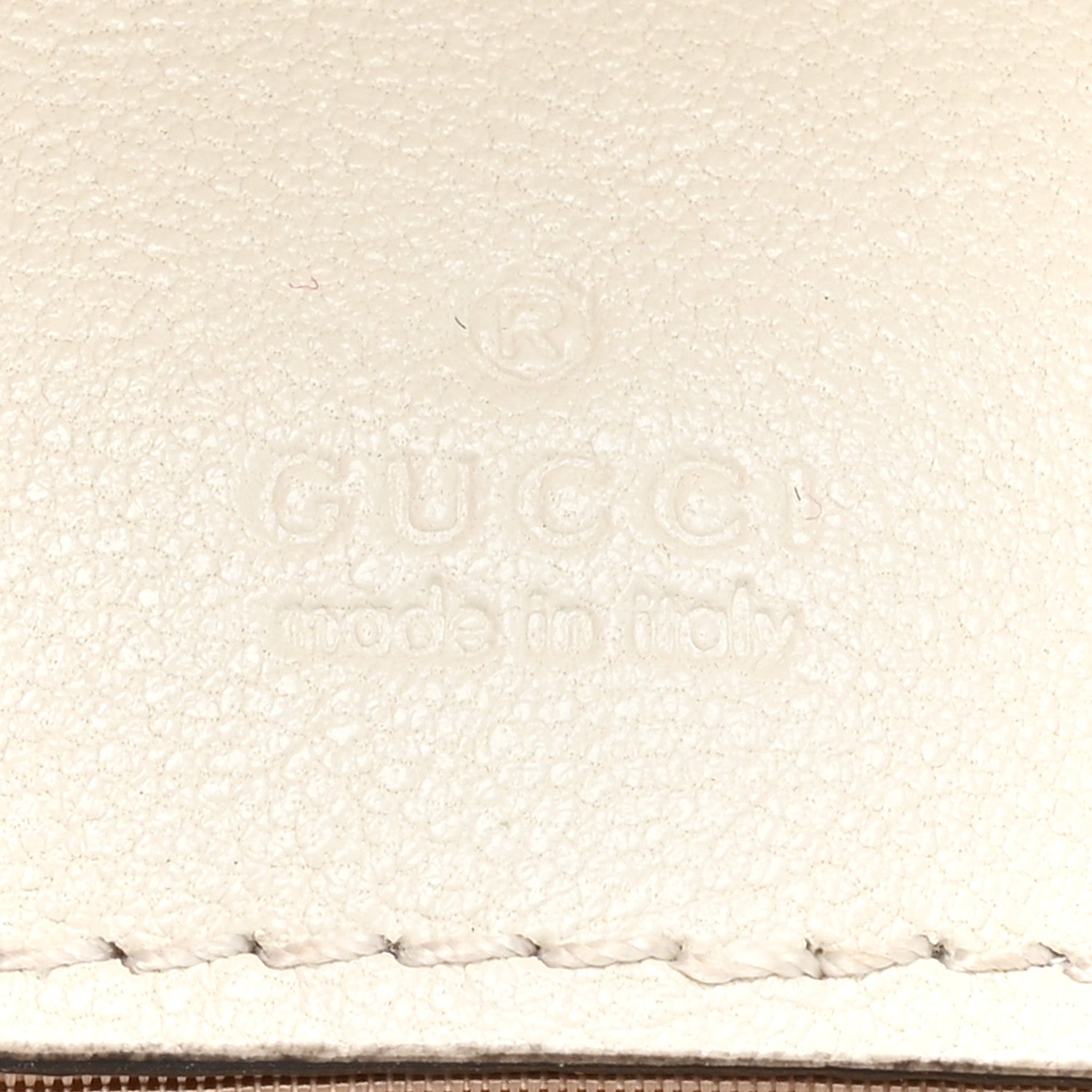 Gucci Sakai Be Green Calfskin Diagonal Stitched Mini Blondie Vertical Shoulder Bag Mystic White 6 of 13