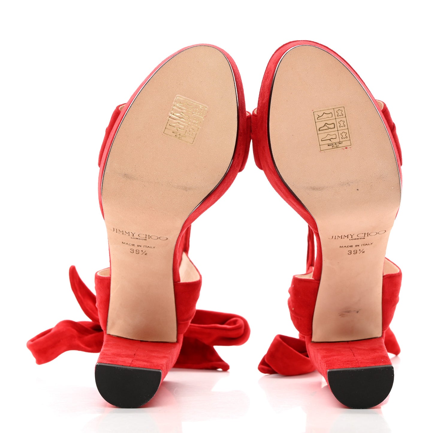 Soft Suede Kora 120 Sandals 39.5 Red