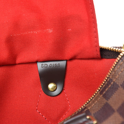 Louis Vuitton Damier Ebene Speedy Bandouliere 30 10 of 11