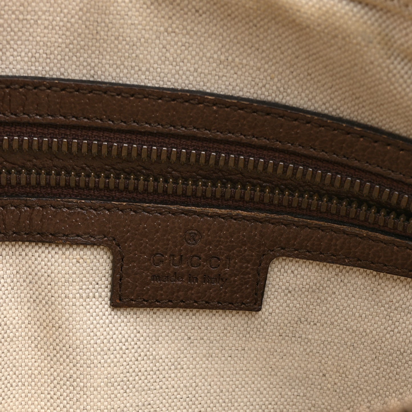 GG Supreme Monogram Web Small Ophidia Messenger Bag Brown