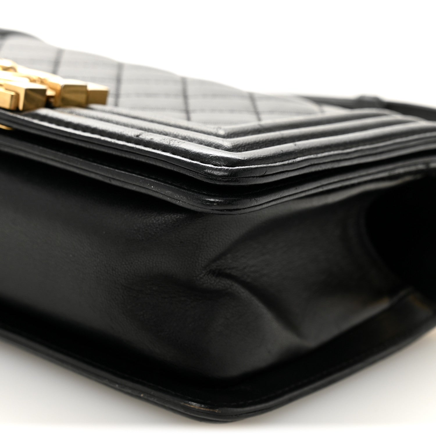 Chanel Lambskin Quilted Small Boy Flap Black 19 of 19