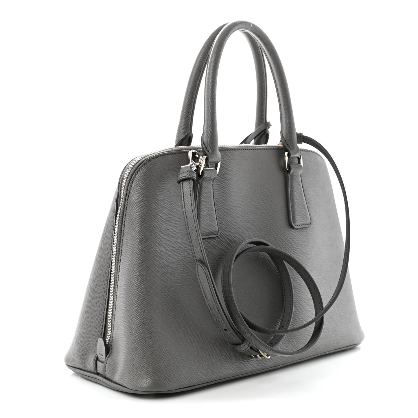 Saffiano Lux Medium Promenade Tote Marmo