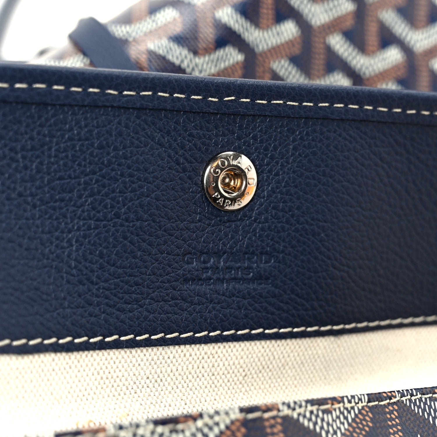 Goyard Goyardine Reversible Anjou PM Navy 13 of 19