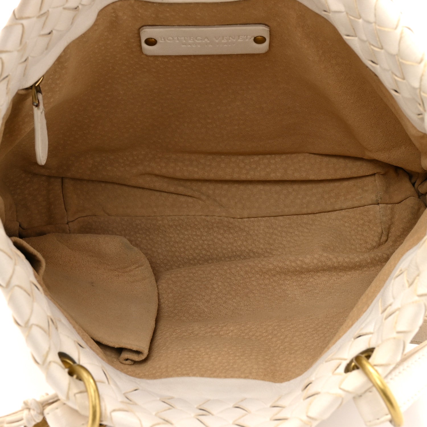 Bottega Veneta Nappa Intrecciato Small Capri Tote White 6 of 15