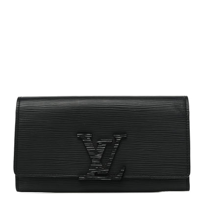 Louis Vuitton Epi Louise Wallet Black 1 of 13