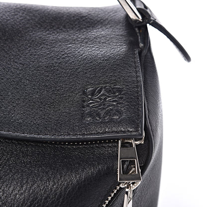 Loewe Calfskin Zipper Puzzle Bag Black 17 of 17