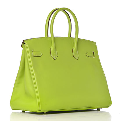 Hermes Epsom Candy Birkin 35 Kiwi Lichen 3 of 41