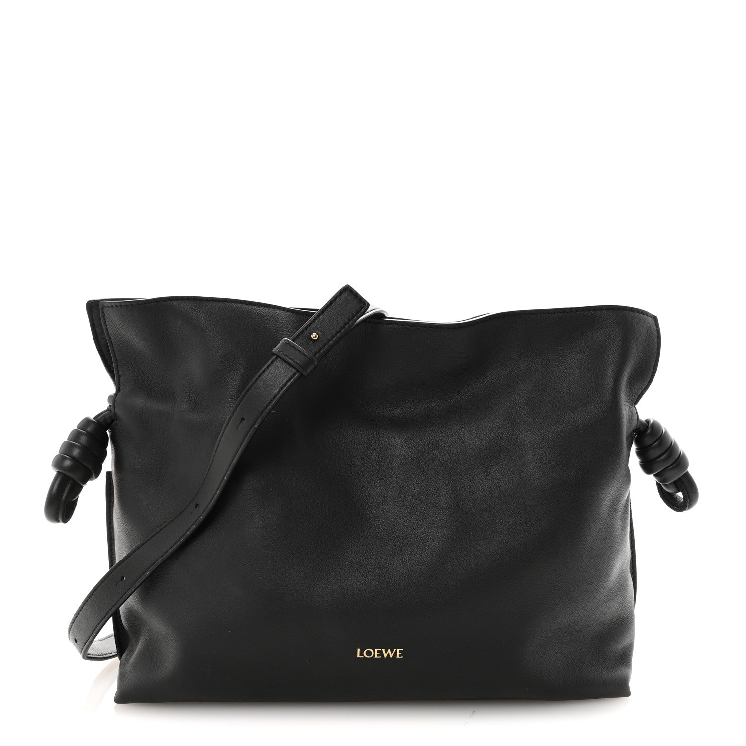 Loewe Nappa Medium Flamenco Knot Bag Black 1 of 9