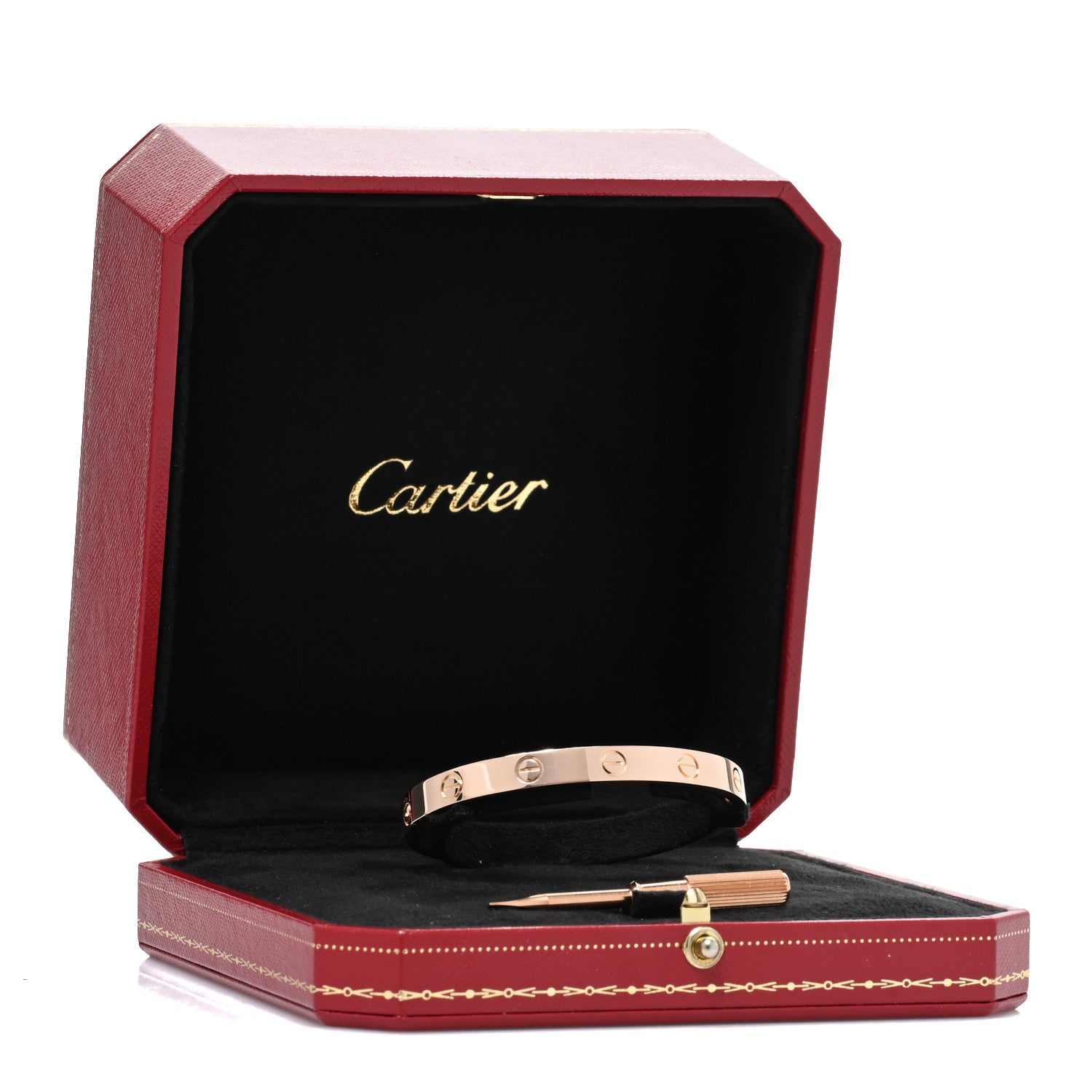 Cartier 18K Pink Gold LOVE Bracelet 16 5 of 5