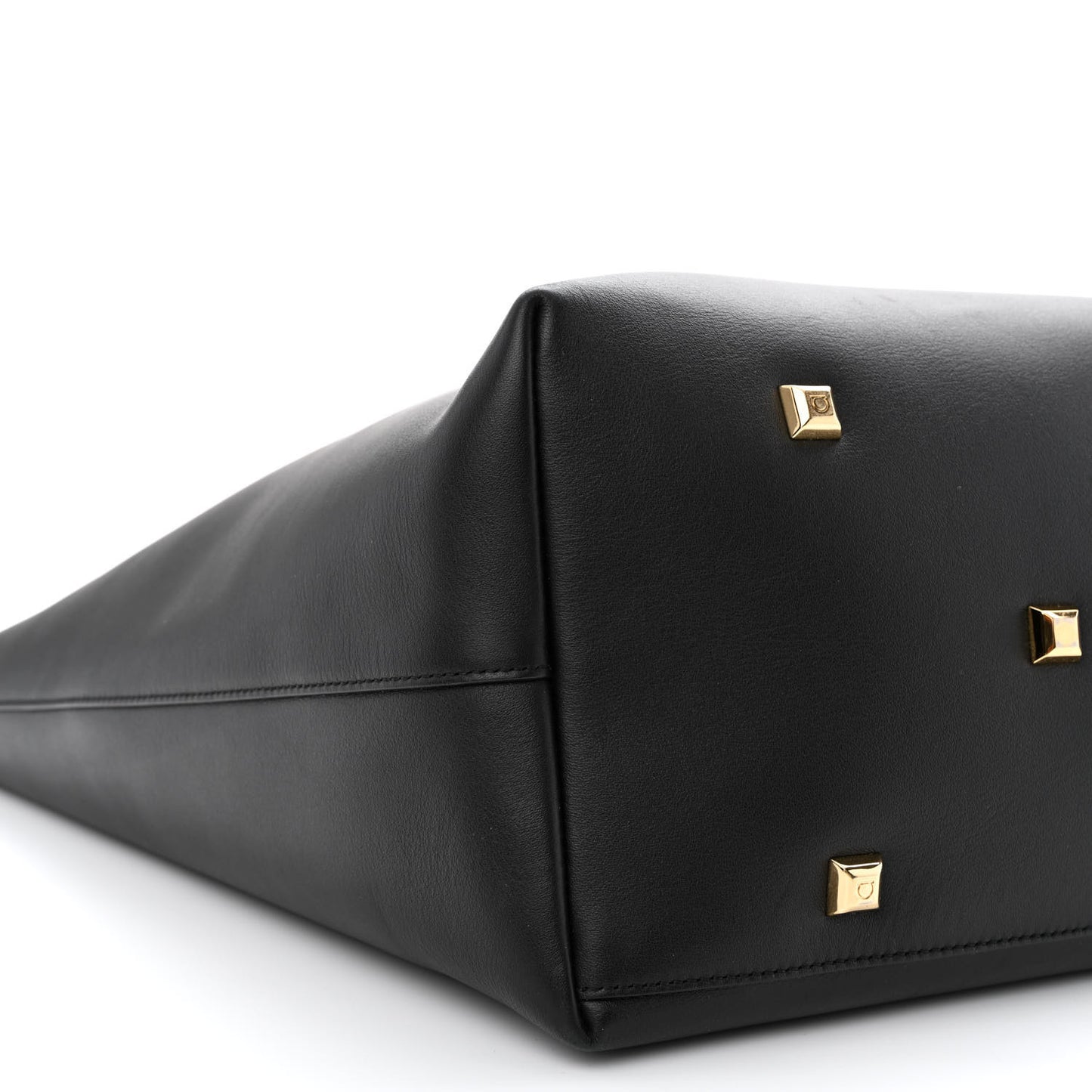Calfskin Studio Tote Black
