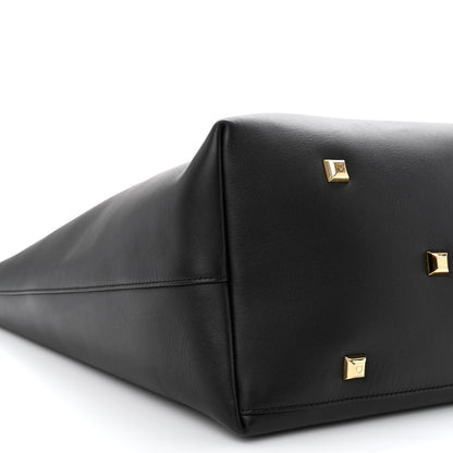 Salvatore Ferragamo Calfskin Studio Tote Black 11 of 14