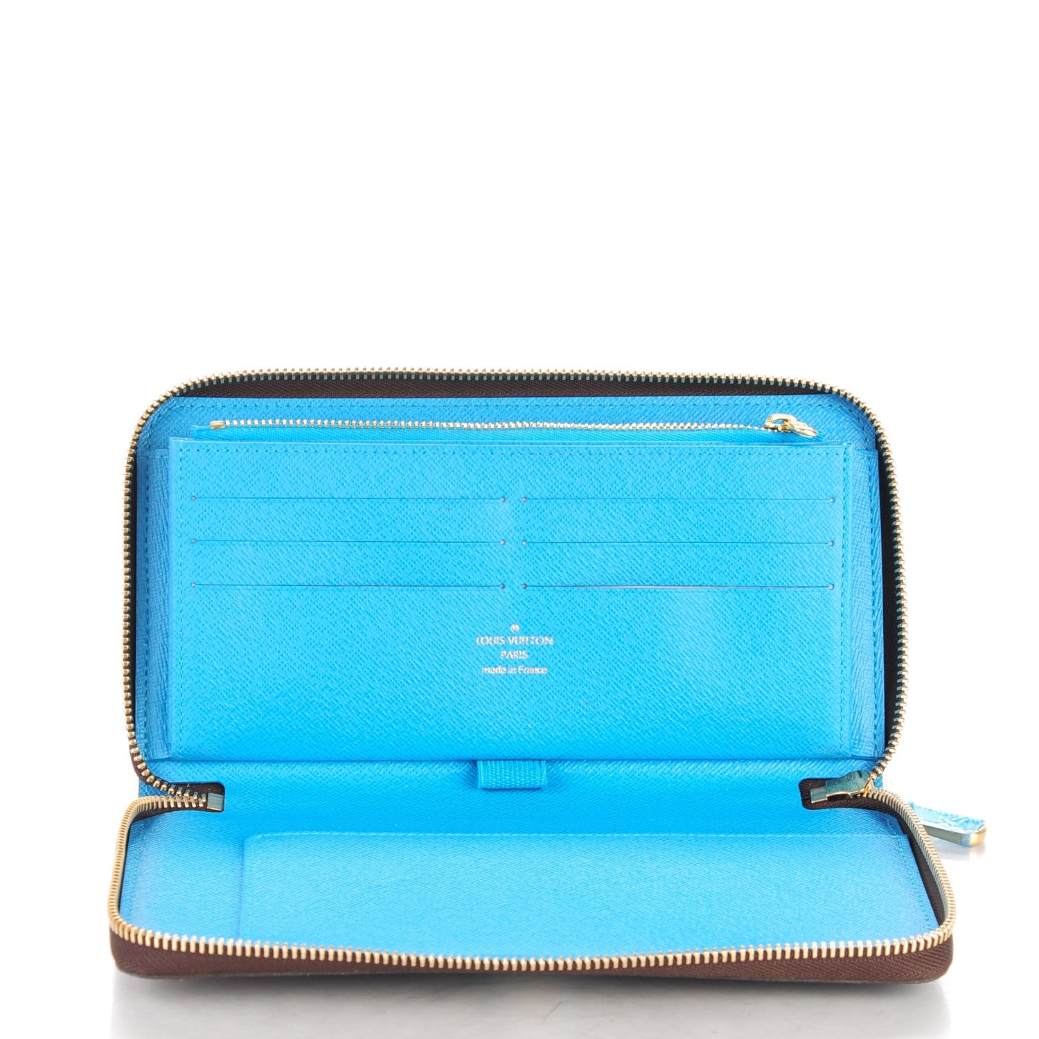 Louis Vuitton Monogram My LV Heritage Zippy Organizer Wallet Ivory Blue Clair 5 of 8