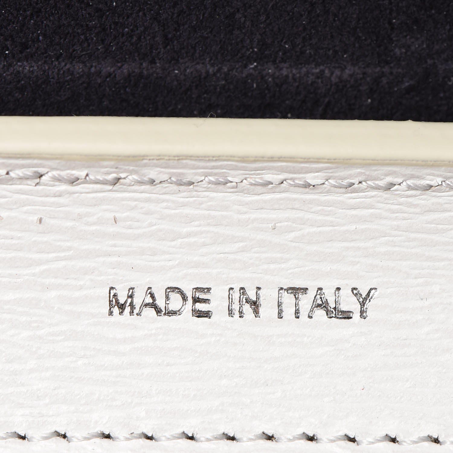 Celine Liege Calfskin Small Trapeze White 7 of 17