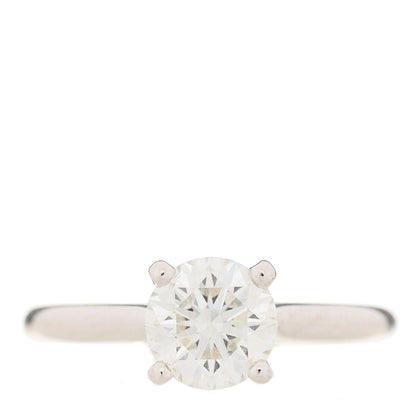 Cartier Platinum Diamond 1.20ct 1895 Solitaire Engagement Ring 50 5.25 1 of 6