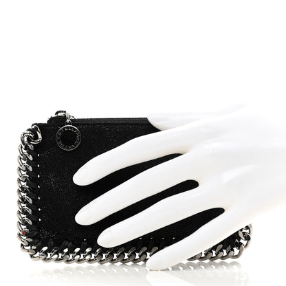 Stella McCartney Shaggy Deer Falabella Zip Card Holder Black 2 of 7