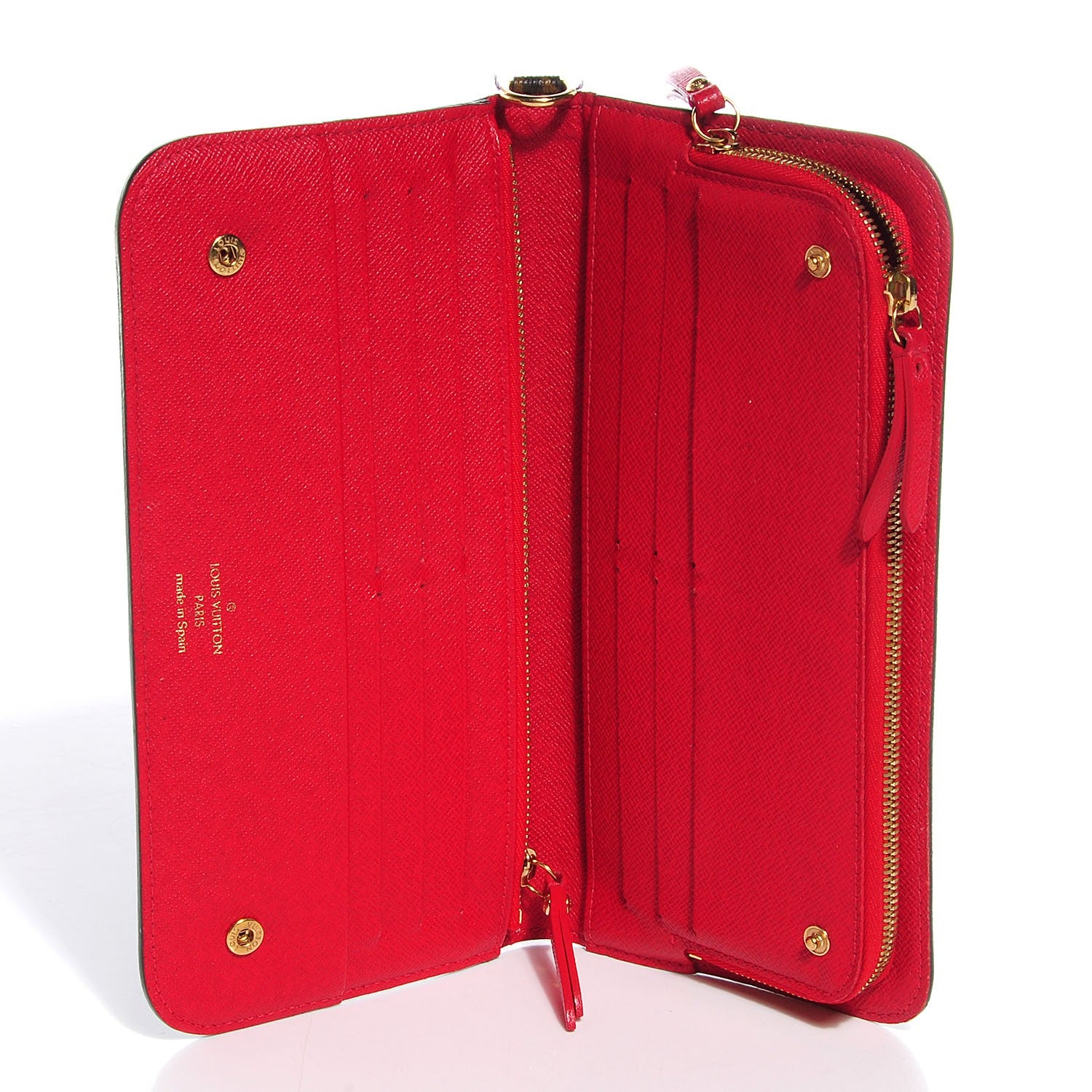 Louis Vuitton Monogram Insolite Wallet Red 6 of 7