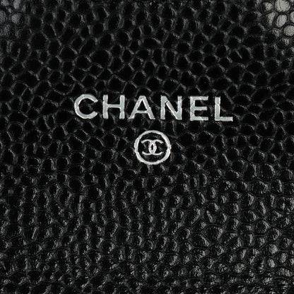 Chanel Caviar Quilted Flap Card Holder Black 6 of 8