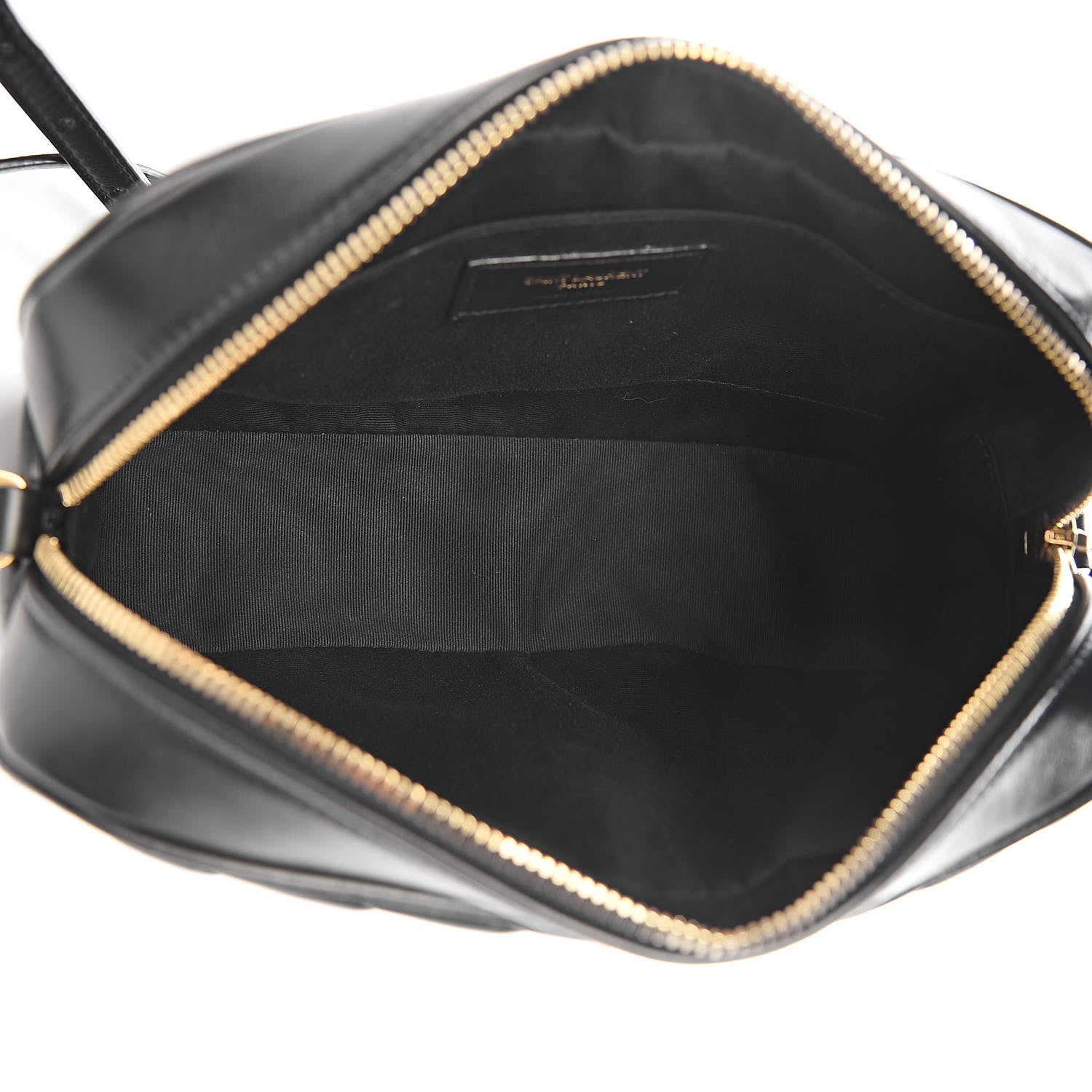Saint Laurent Calfskin Matelasse Monogram Lou Camera Bag Black 6 of 10