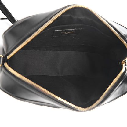Saint Laurent Calfskin Matelasse Monogram Lou Camera Bag Black 6 of 10