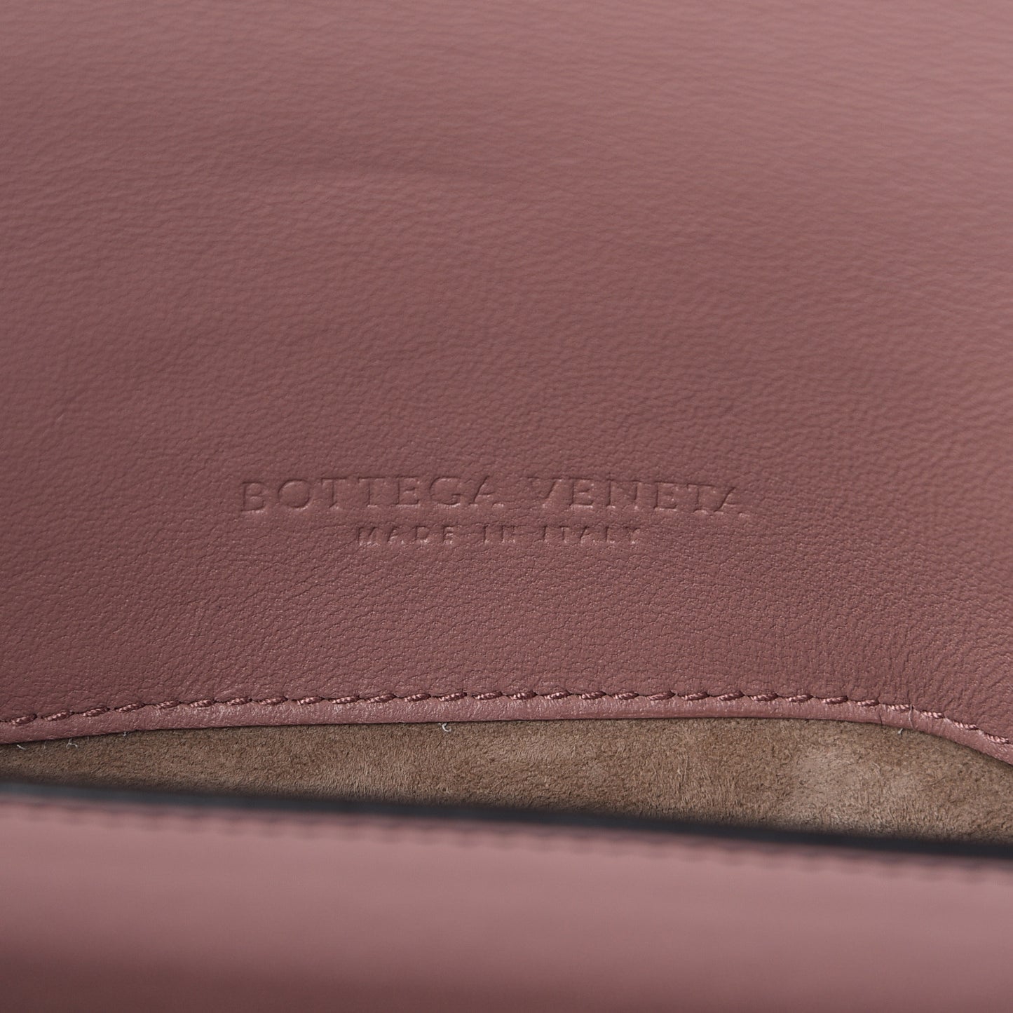 Nappa Intrecciato BV Luna Shoulder Bag Deco Rose