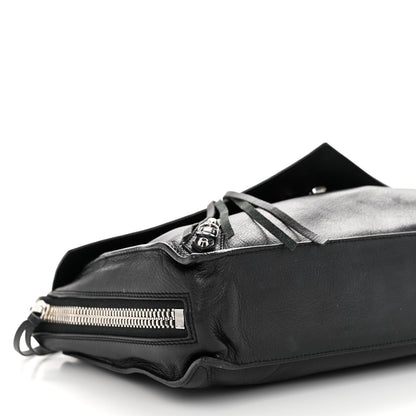 Balenciaga Calfskin Papier Sight Clutch Black 8 of 11