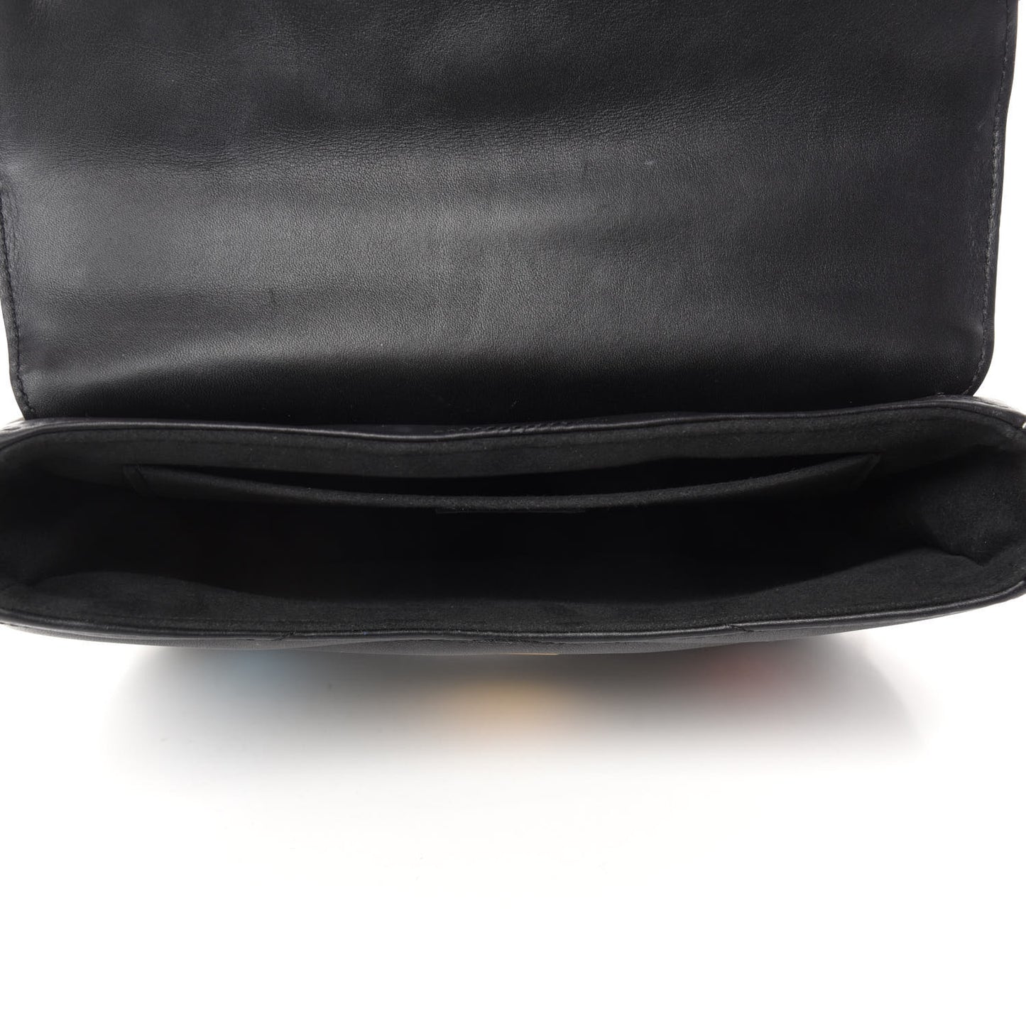 Calfskin Embroidered New Wave Chain MM Black