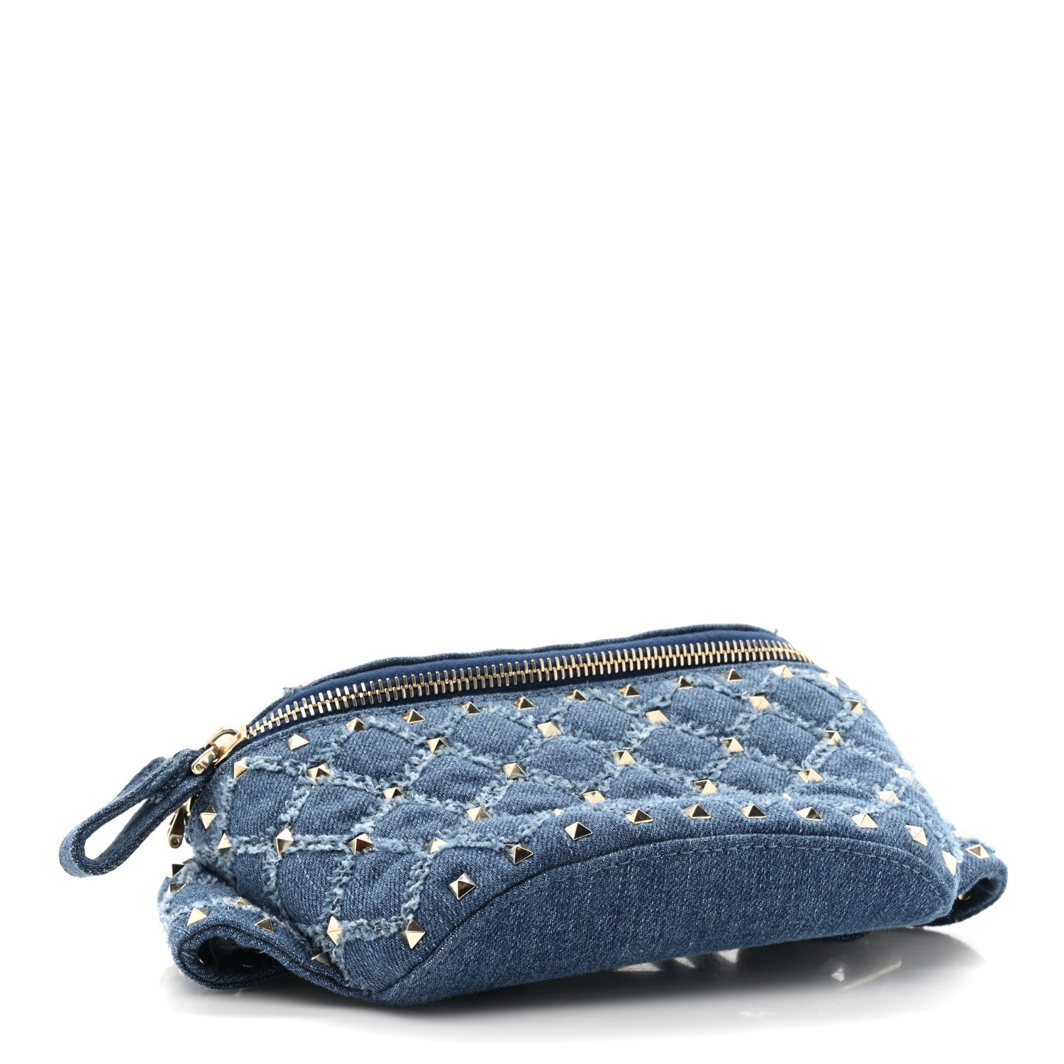 Valentino Garavani Denim Rockstud Spike Belt Bag Denim 4 of 11