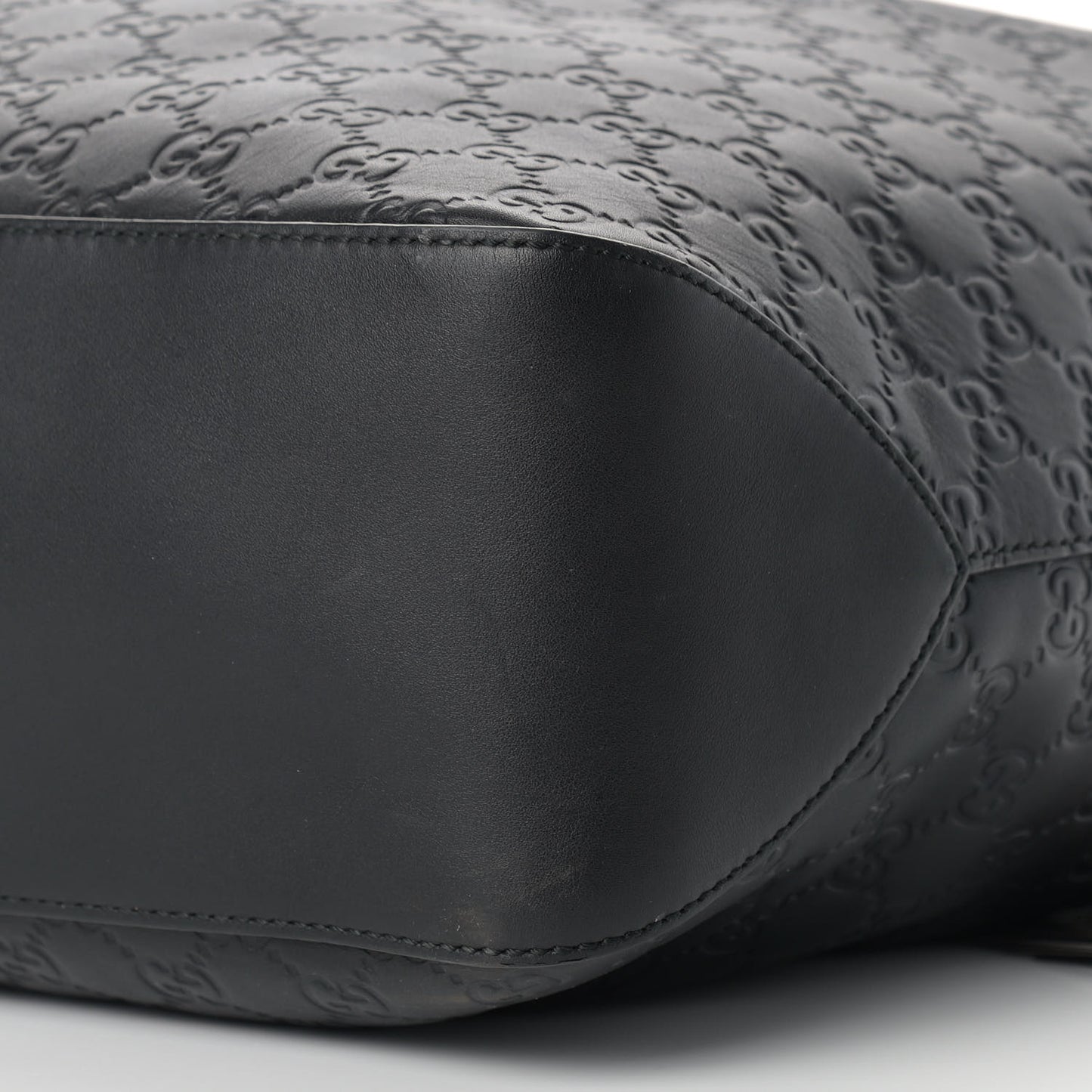 Guccissima Signature Large Linea A Hobo Black