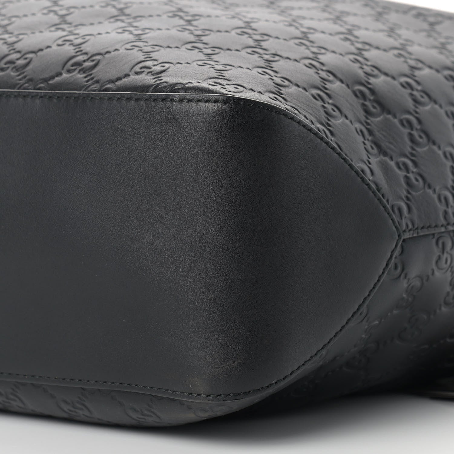 Gucci Guccissima Signature Large Linea A Hobo Black 9 of 12