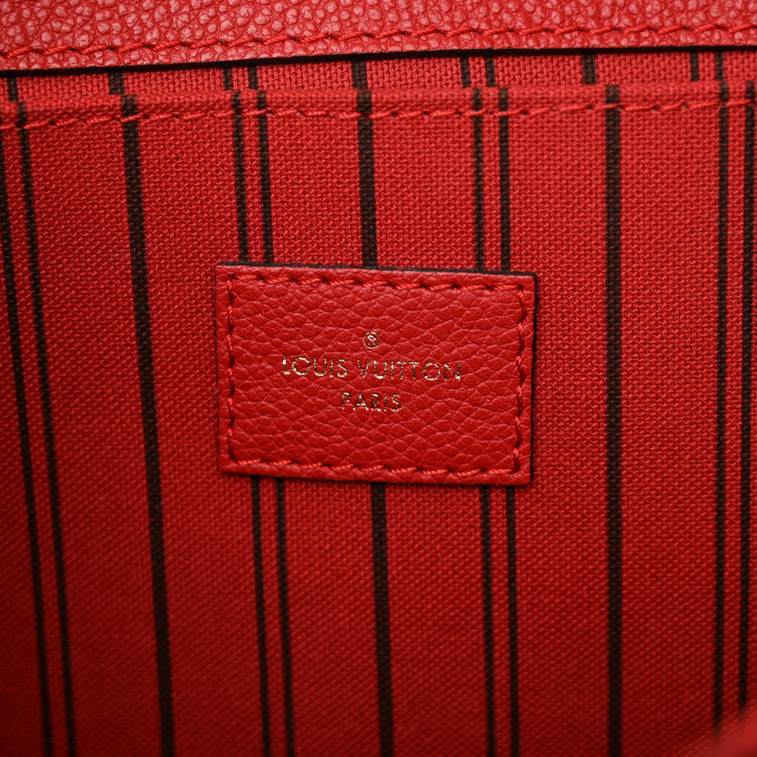 Louis Vuitton Empreinte Pochette Metis Cherry 6 of 9