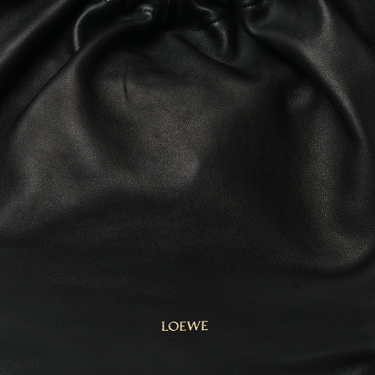 Buttery Nappa Lambskin Medium Squeeze Bag Black
