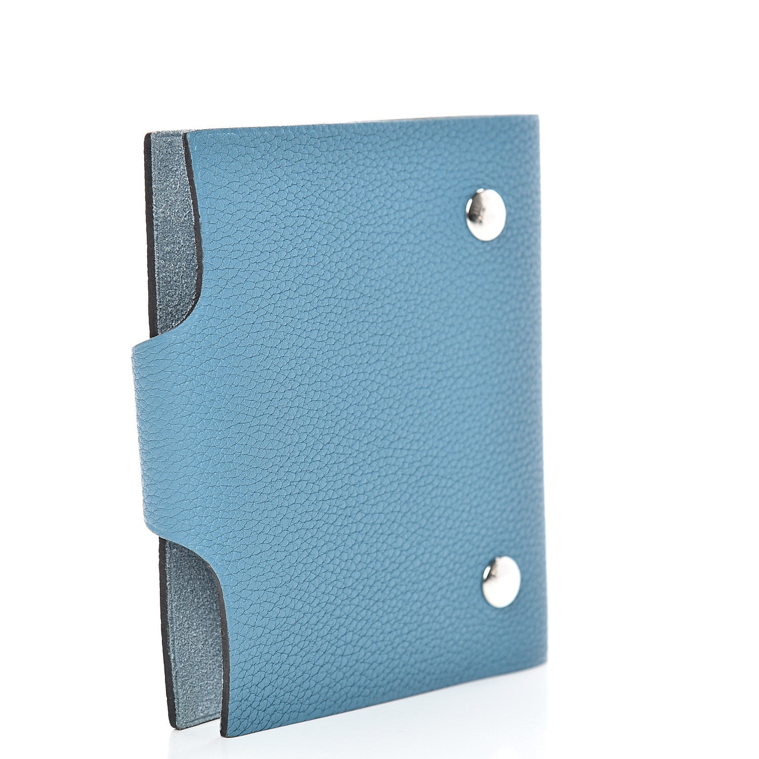 Hermes Togo Ulysse Mini Notebook Cover Blue Jean 2 of 7