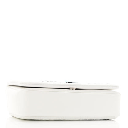 Burberry Patent Quilted Horseferry Print Small Lola Bag White 4 of 8